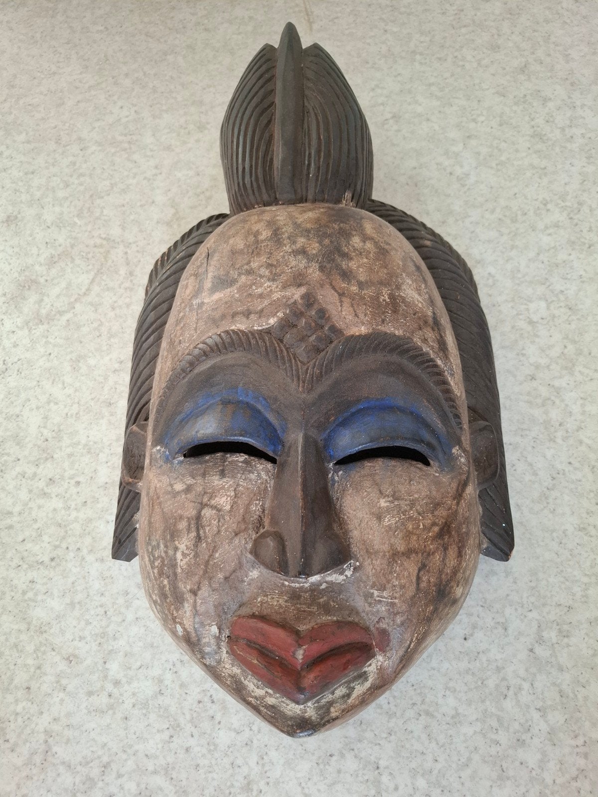 Masker, Ophalen, Masker, 20 - 50 cm, Hout