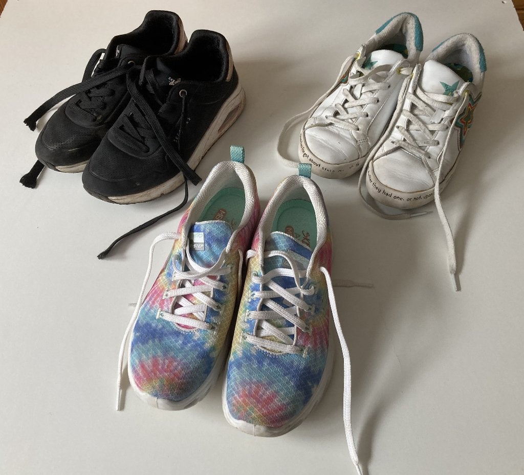 Chaussures sport fille (pointure 36) - 3 modèles Skechers, Ophalen, Gebruikt, Meisje, Schoenen