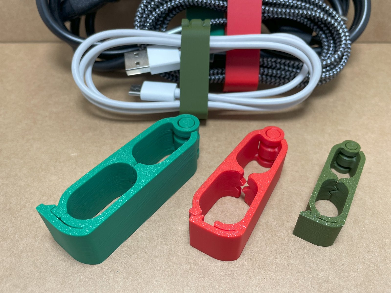 Lot de 6 clips pour organiser les câbles – 3 taille, Enlèvement ou Envoi, Neuf