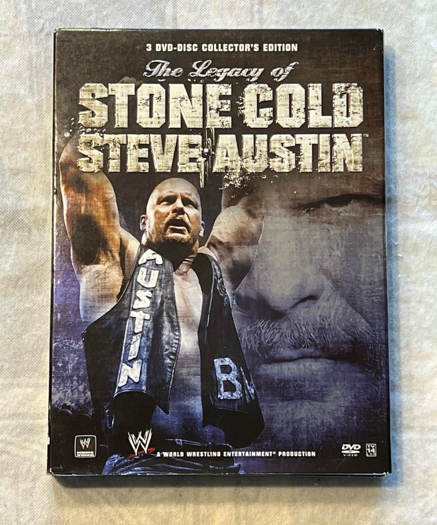 WWE Legacy Stone Cold, collector des 3 DVD de Steve Austin, Enlèvement ou Envoi, Coffret, Comme neuf, À partir de 16 ans