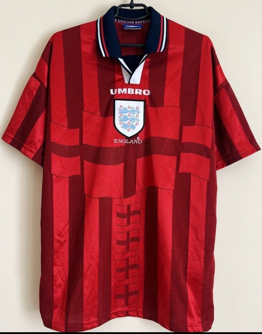 Engeland Voetbal Uitshirt Origineel WorldCup 1998, Ophalen of Verzenden