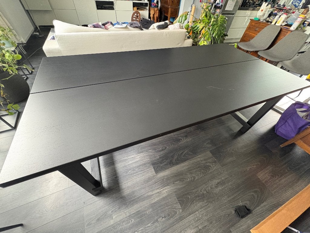 Eettafel IKEA, Huis en Inrichting, Tafels | Eettafels, Ophalen, Gebruikt, 100 tot 150 cm, 200 cm of meer