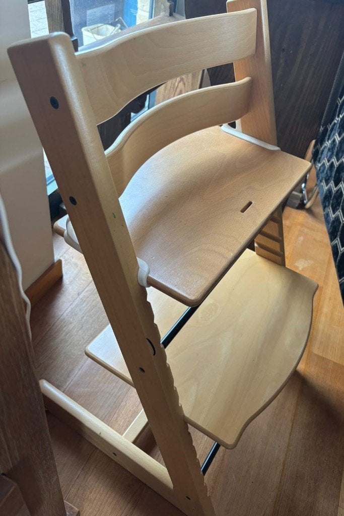 Trip Trap Stoel in goede staat, Ophalen, Gebruikt, Meegroeistoel, Aanschuifbaar
