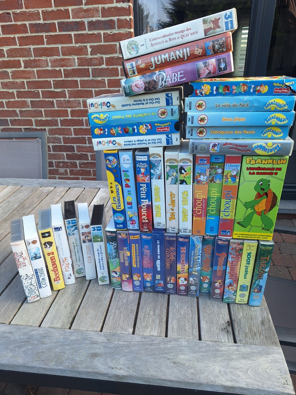 lot de Vhs et dvd, Ophalen, VHS