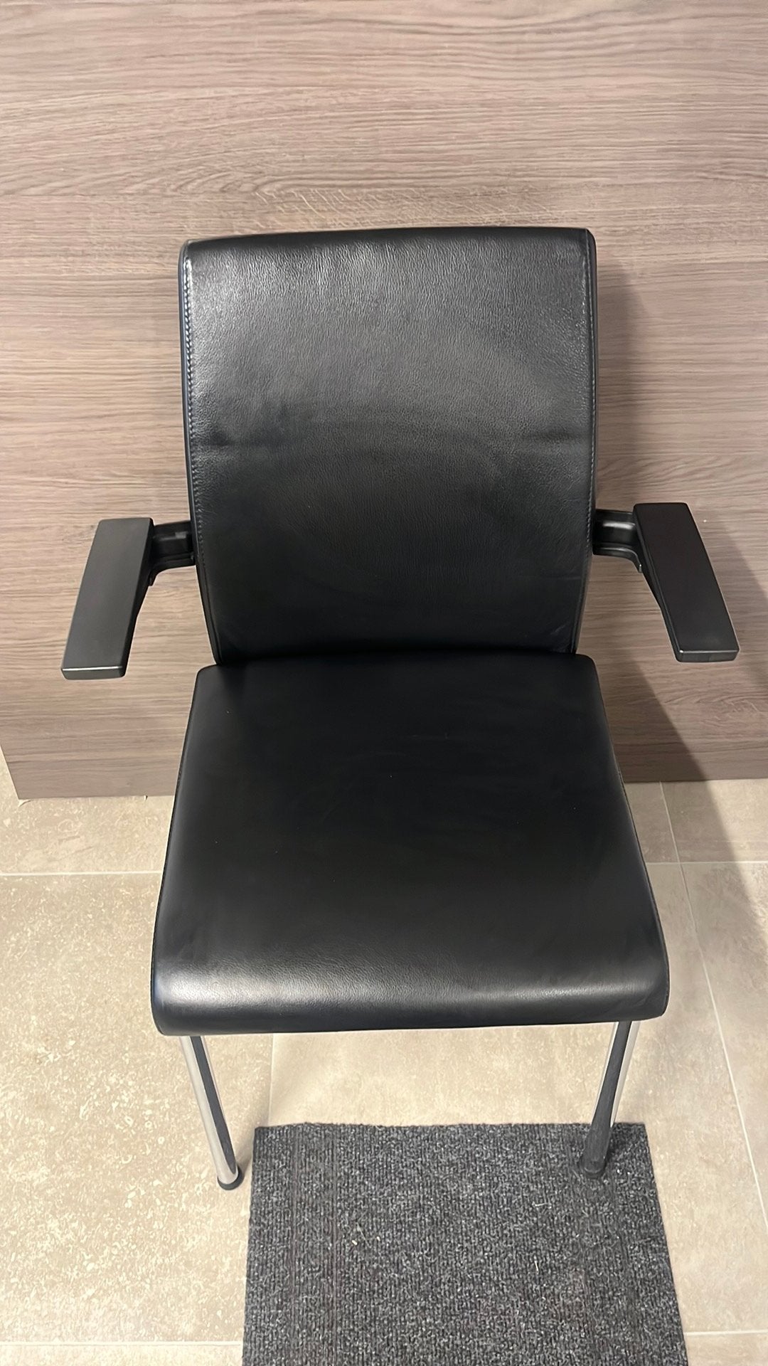 Sedus vergaderstoelen // 6stuks, Bureau // vergaderzaal, Enlèvement, Cuir, Noir