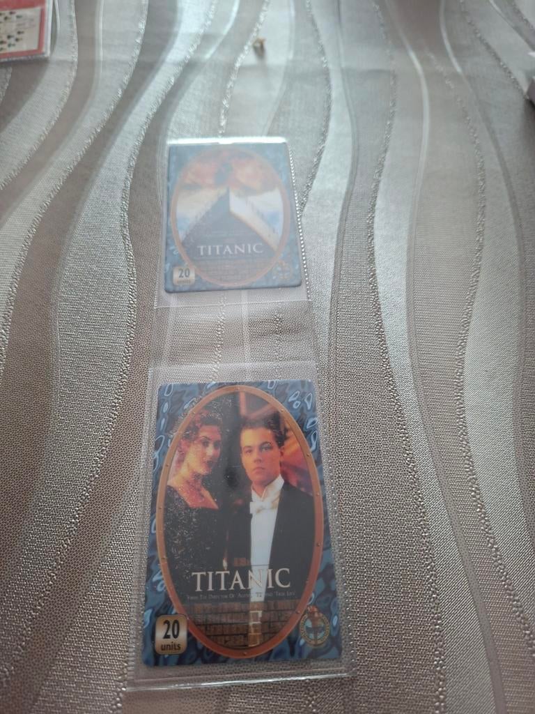 Titanic telefoonkaarten, Collections, Enlèvement