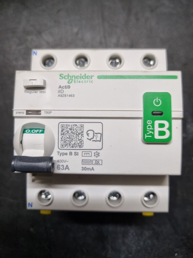 Differentieel, Ophalen, Gebruikt, Schneider Electric, Aardlekautomaat