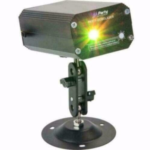 PARTY-GOBOLASER Firefly met 4 gobo effecten [B-1139P], Muziek en Instrumenten, Ophalen of Verzenden, Nieuw, Laser