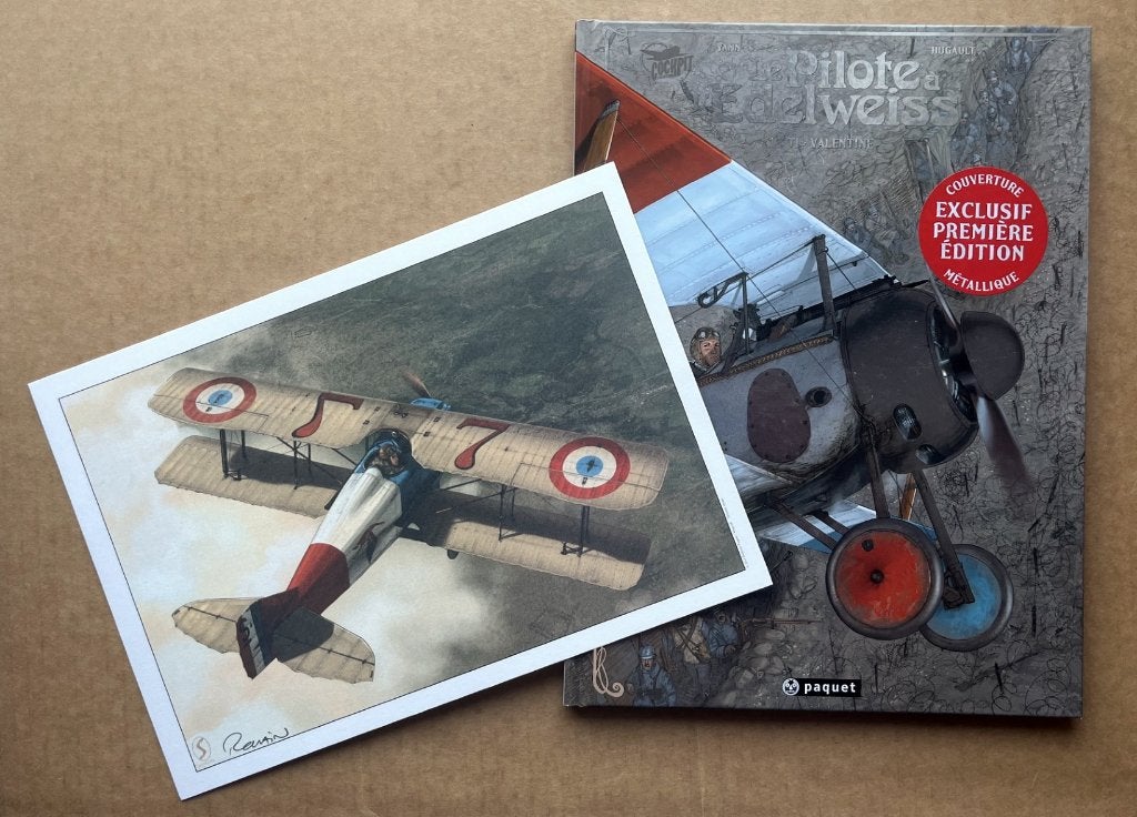 Le pilote à l'Edelweiss T1 METAL -Valentine- Hugault- EO2012, Boeken, Stripverhalen, Verzenden