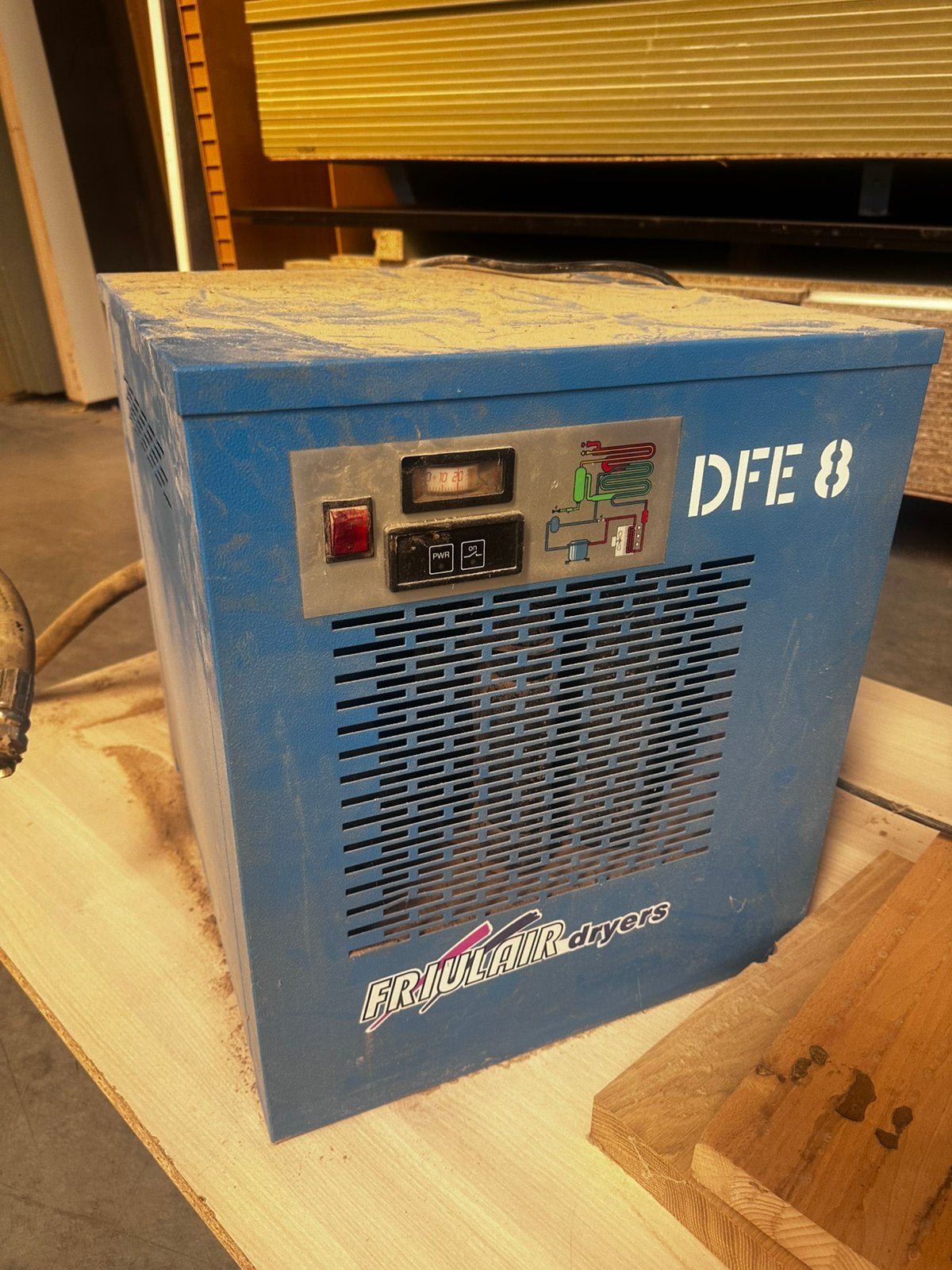 Compresseur + sécheur d'air, Bricolage & Construction, Enlèvement, Utilisé