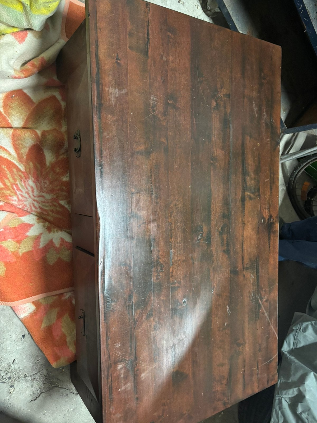 GROTE ZWEEDSE SALONTAFEL TEAK, Ophalen, Gebruikt