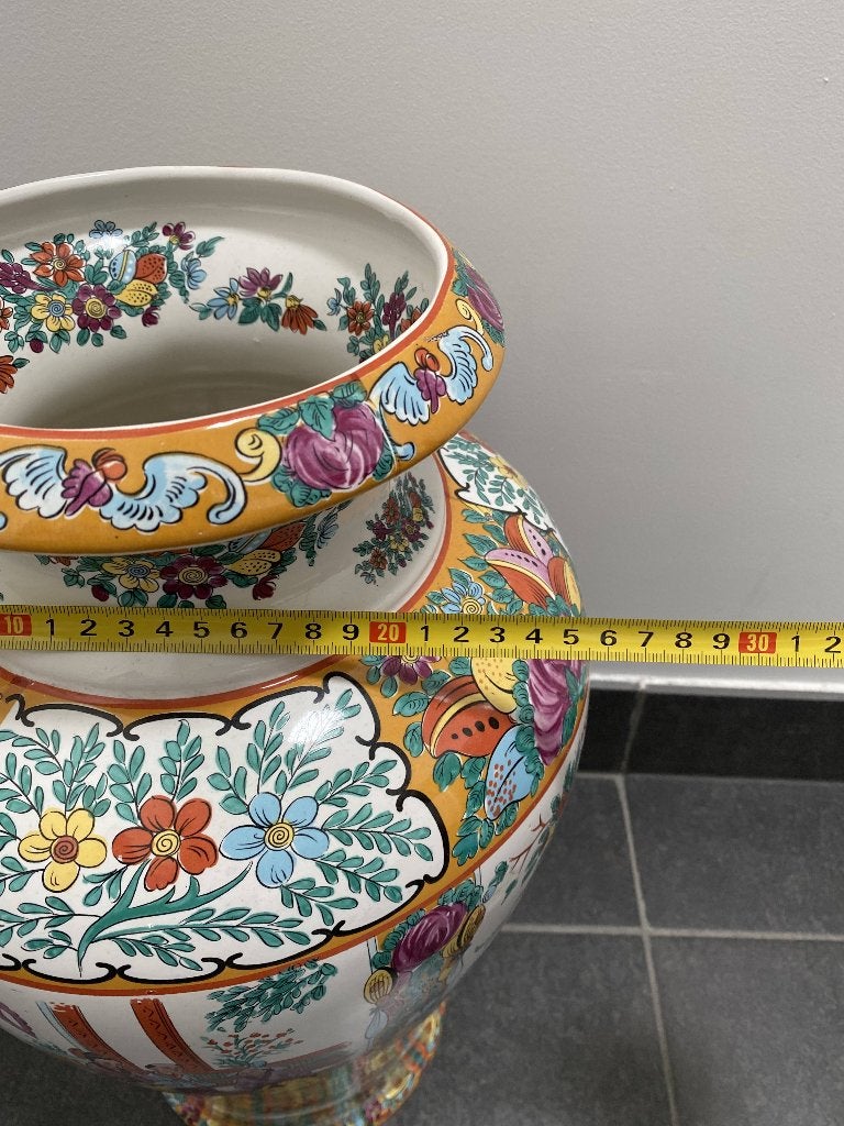 Chinese vaas - groot model - met stempel, Antiek en Kunst, Ophalen