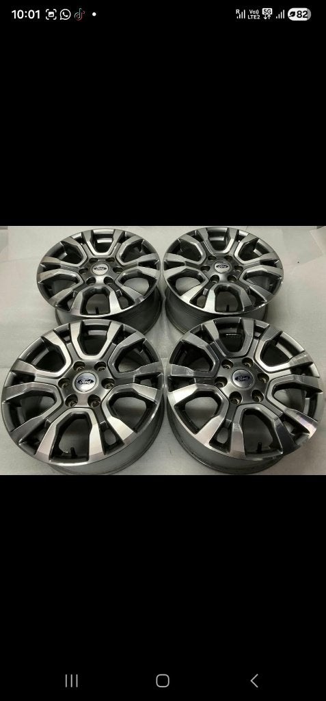 NIEUW! ORIGINELE FORD RANGER 18” ALU VELGEN – 2018, Enlèvement, 18 pouces, Jante(s)