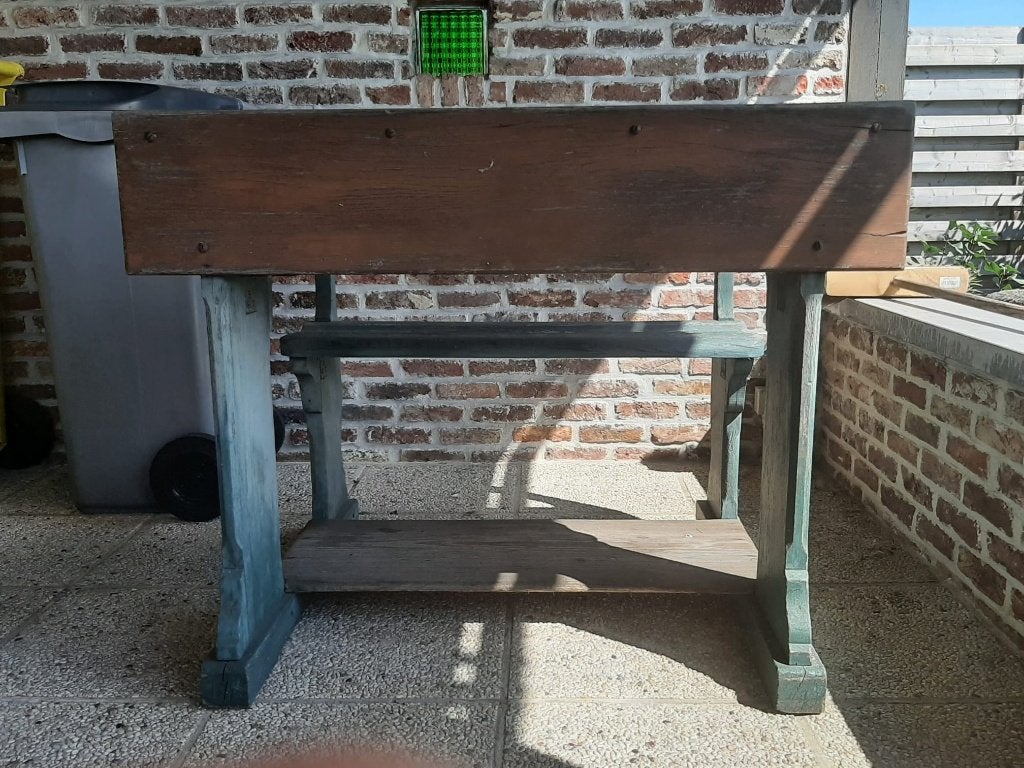 Oude schooltafel – Massief hout – Vintage, Ophalen