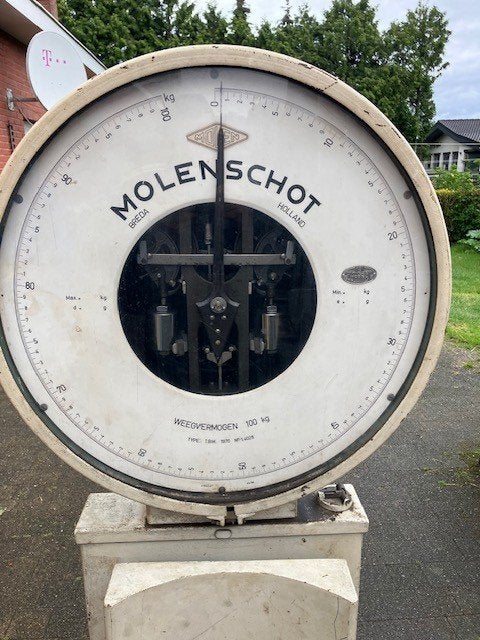 weegschaal, Ophalen, Gebruikt, 50 tot 100 kg