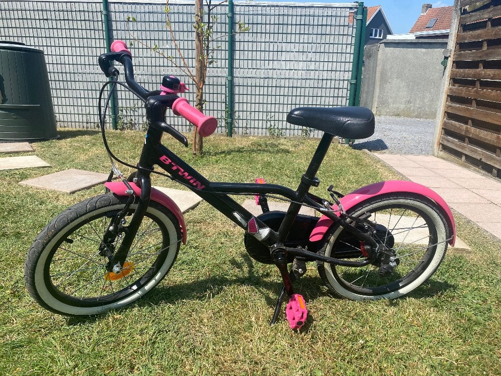 Kinderfiets 16 inch, Ophalen, Gebruikt, Schijfrem, 16 tot 20 inch