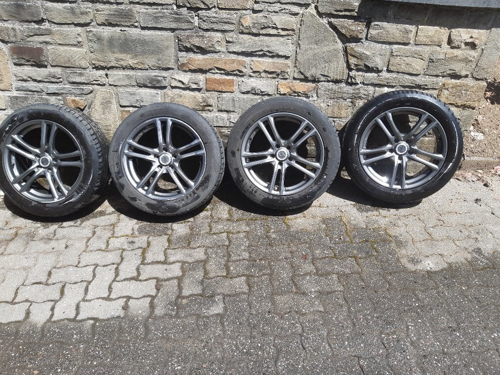 jantes avec pneus d'été, Autos : Pièces & Accessoires, Pneus & Jantes, Pneus et Jantes, 215 mm, Véhicule de tourisme, Pneus été