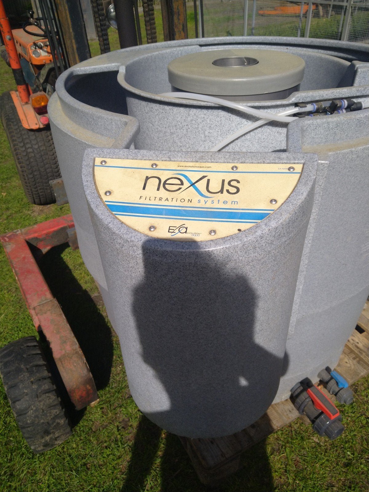 Nexus vijverfilter, Ophalen, Vijverfilter