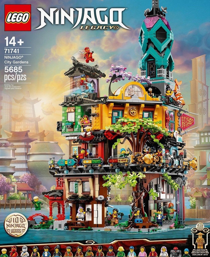 LEGO Ninjago City Gardens - 71741, Kinderen en Baby's, City, Lego, Ophalen of Verzenden, Zo goed als nieuw