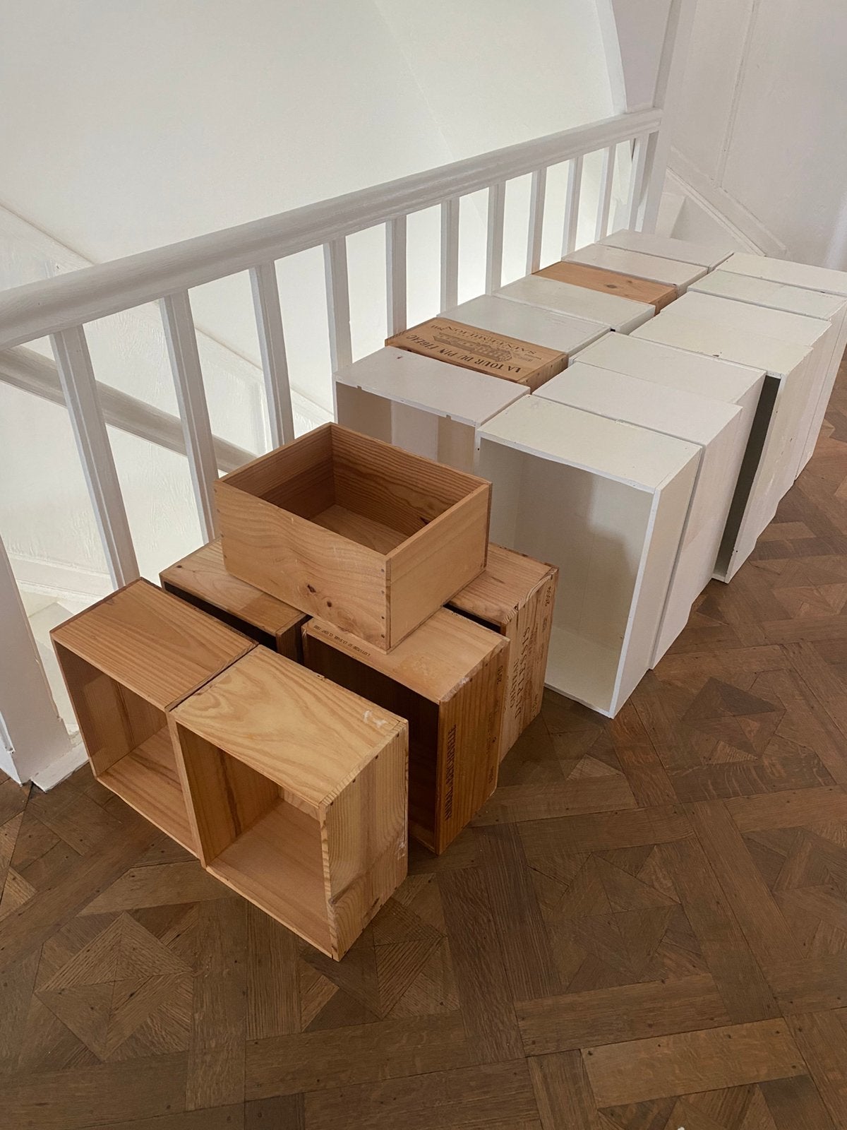21 wijnkisten te koop – 7 kleine + 14 grote – €35 voor alles, Enlèvement