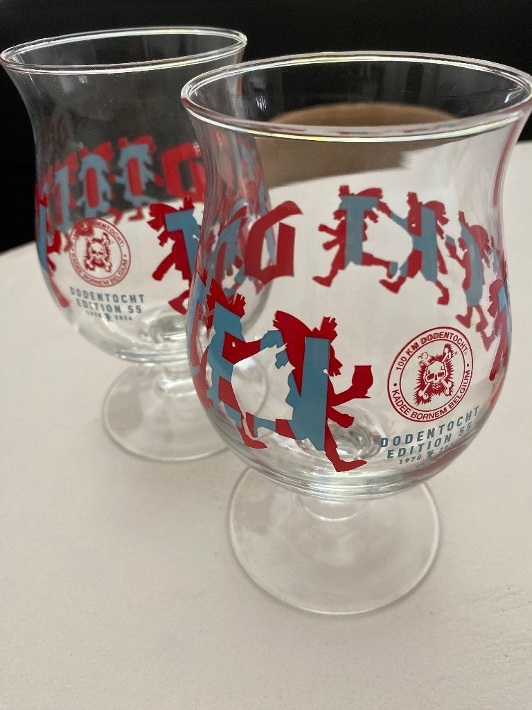 Duvel glazen dodentocht, Ophalen of Verzenden, Nieuw, Glas of Glazen, Duvel