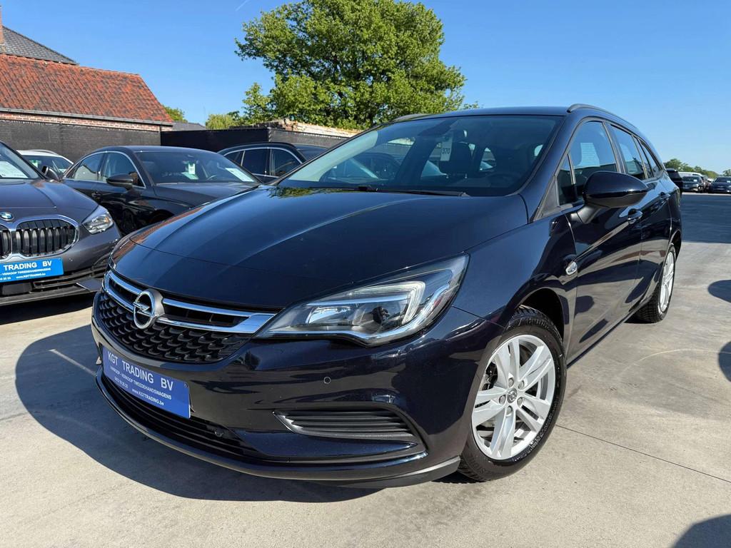 Opel Astra 1.0i 105PK TOURER NAVIGATIE CARPLAY PDC BLUETOOTH, 997 cc, Blauw, 107 g/km, Bedrijf
