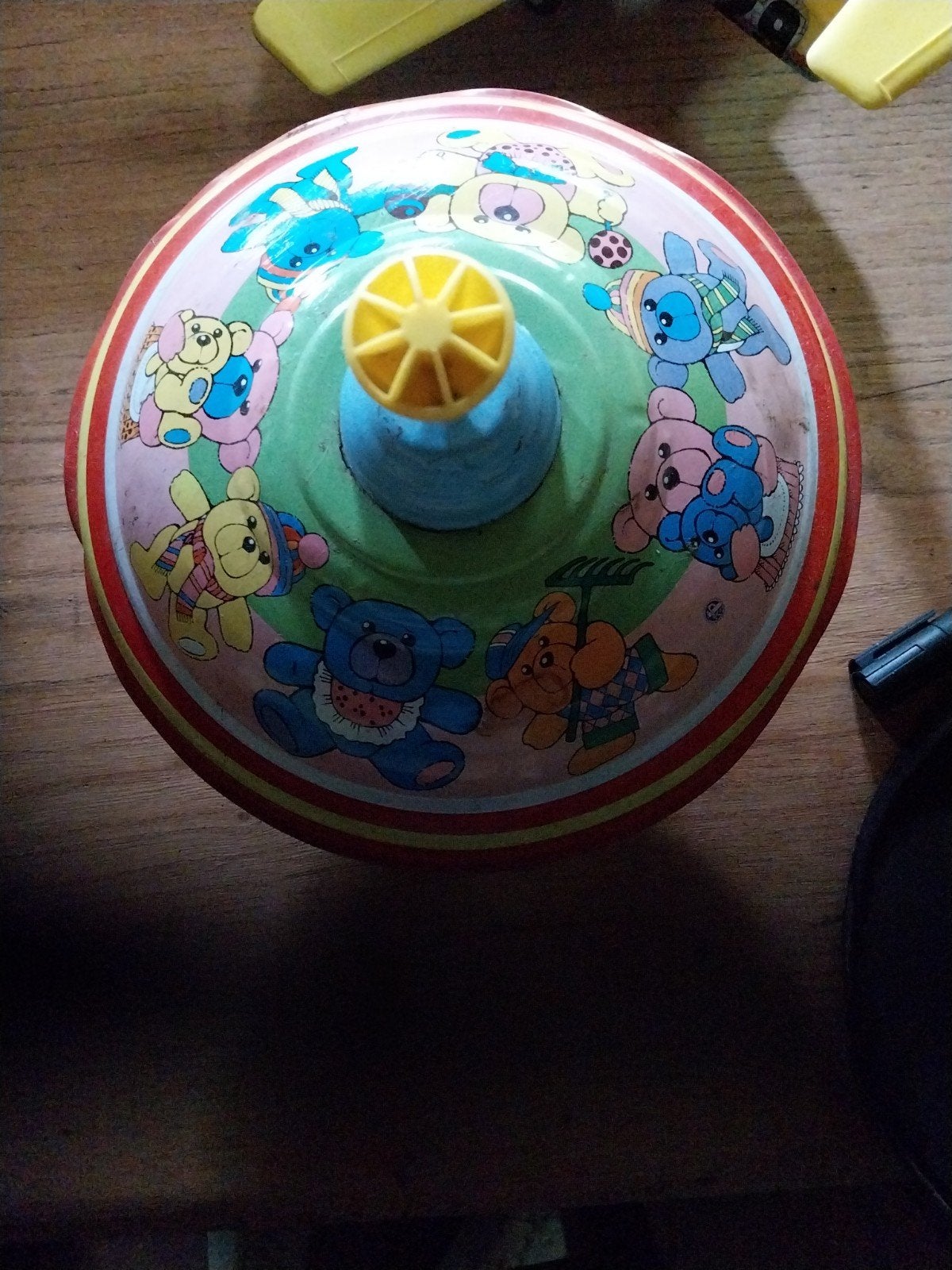 Vintage blikken tol, Antiek en Kunst, Ophalen