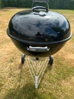 Weber Master houtskool BBQ dia 67 met starterset en hoes, Tuin en Terras, Ophalen, Zo goed als nieuw, Weber