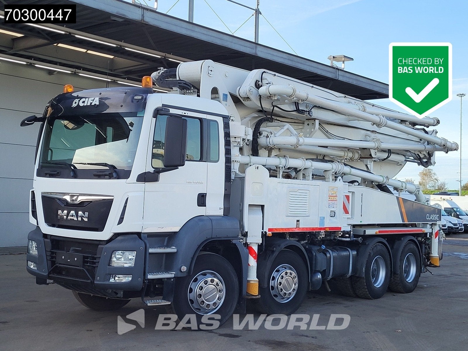 MAN TGS 41.460 8X4 CIFA K40C-PU1607 Pump 935hours! Big-Axle, 460 ch, Achat, Euro 6, Entreprise