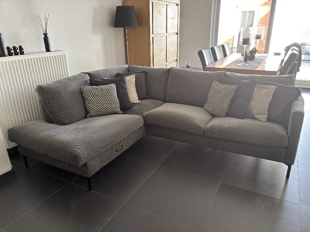 zetel, Maison & Meubles, Banc d'angle, Quatre personnes ou plus, Comme neuf, Enlèvement