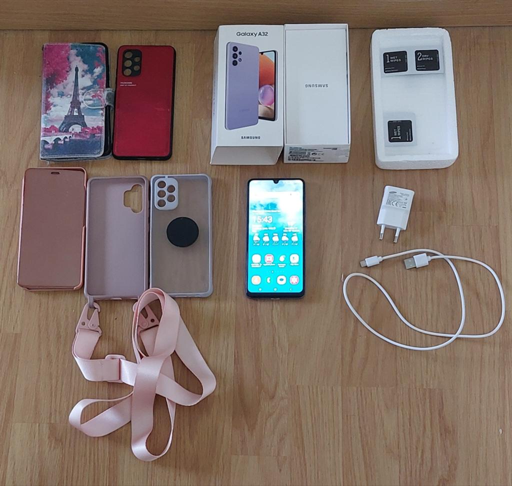Samsung Galaxy A 32 128 Gb série lavande, Enlèvement, Comme neuf, Fil ou câble, Samsung