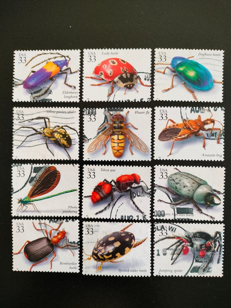 USA 1999 - insecten en spinnen, Verzenden, Gestempeld, Noord-Amerika