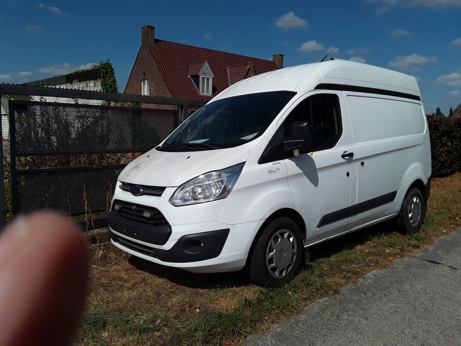 Ford Custom H2L1, euro6d,bj:2017, 169000km,2.0d,130pk,arco,, Auto diversen, Ongevalwagen, Ophalen, Ford