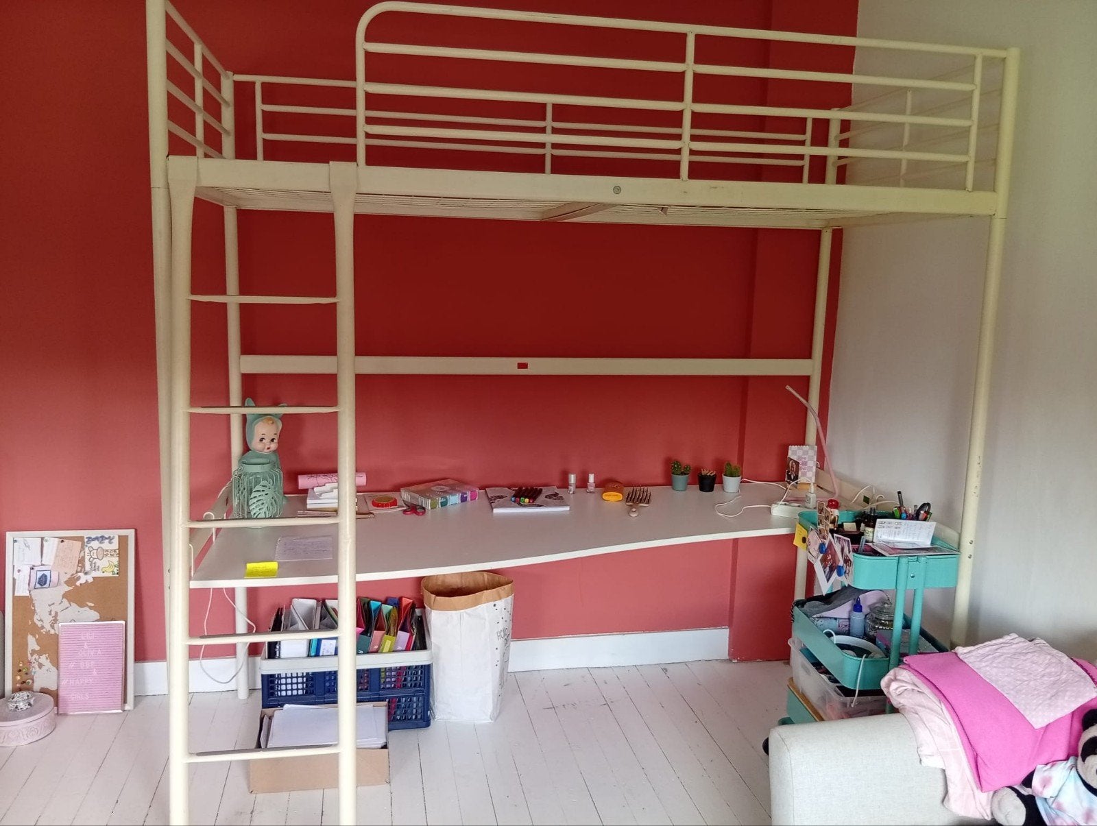 Hoogslaper met bureau, Huis en Inrichting, Ophalen, Hoogslaper