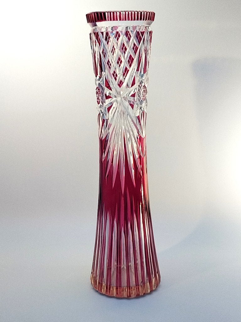 Vase diabolo Saint Louis, Antiquités & Art, Enlèvement ou Envoi