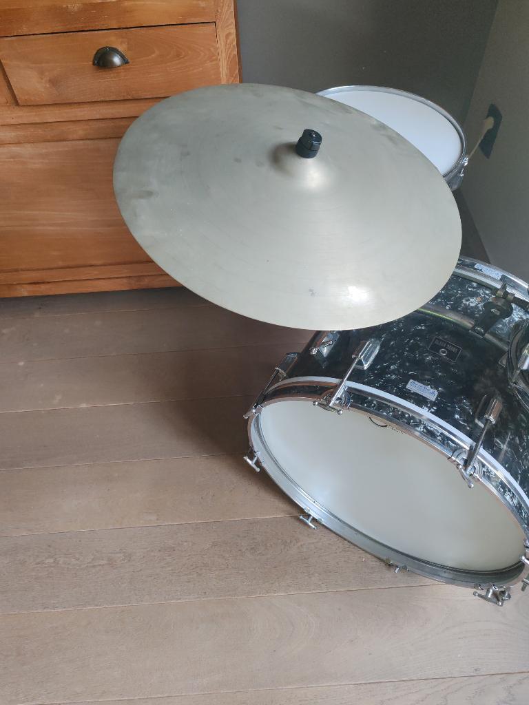 Vintage ride cymbaal, Muziek en Instrumenten, Drumstellen en Slagwerk, Ophalen, Gebruikt