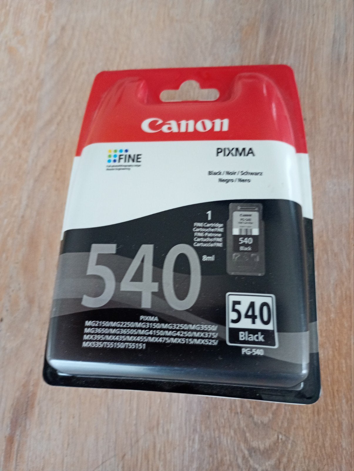 Cannon inkt 540 black, Ophalen of Verzenden