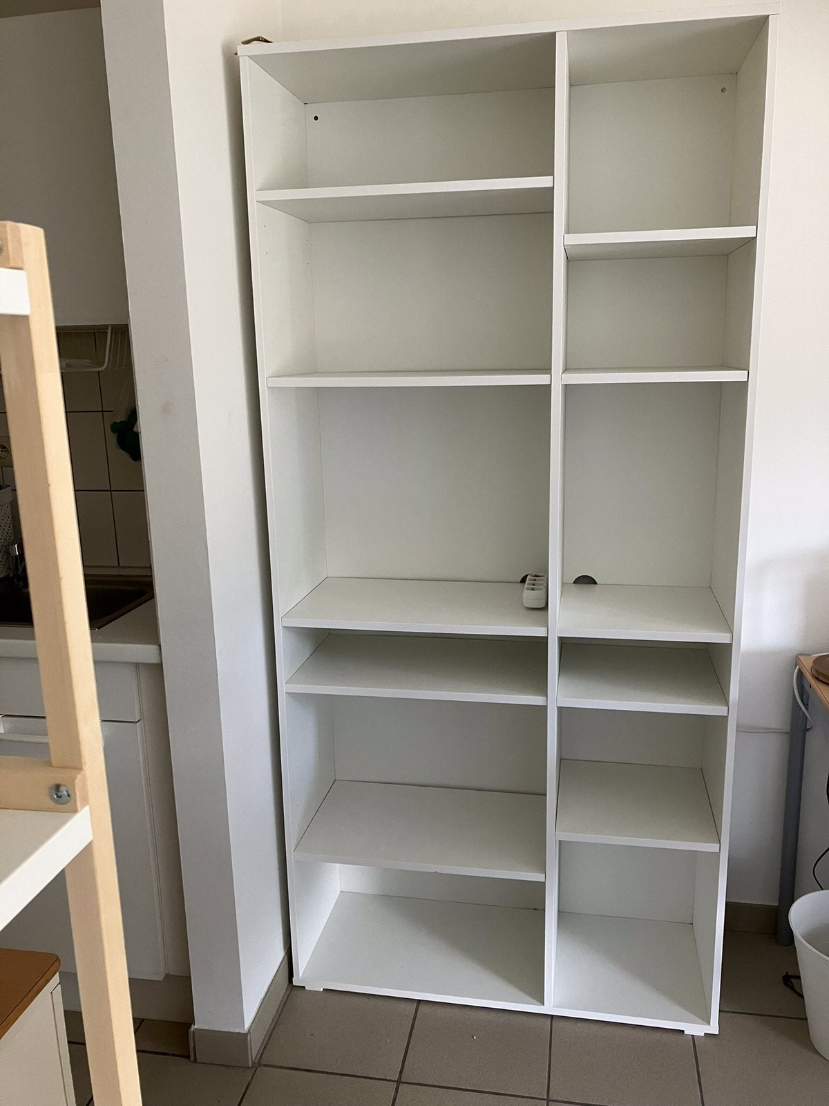Open witte kast, Huis en Inrichting, Kasten | Roldeurkasten en Archiefkasten, Ophalen, Gebruikt