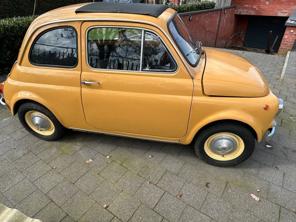 Fiat 500 uit 1970  Blikvanger in mooie staat, Auto's, Zwart, Handgeschakeld, Particulier, 3 deurs