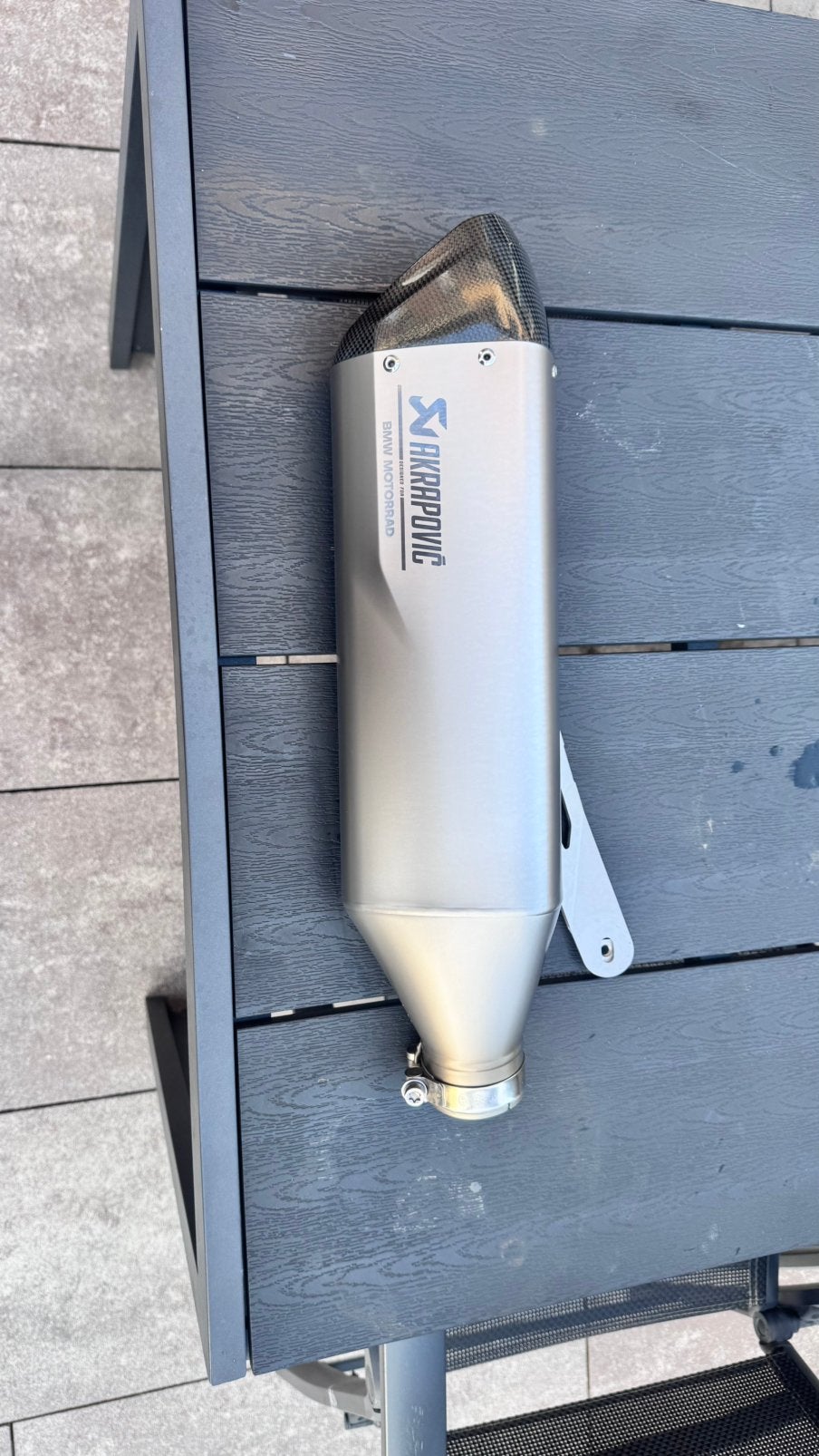Amortisseur Akrapovic BMW S1000RR k67/k67/k63, Motos, Enlèvement ou Envoi, Utilisé