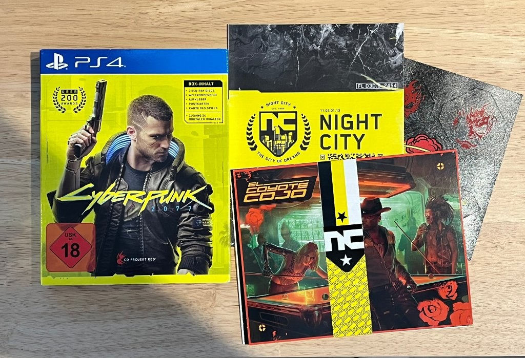 Cyberpunk 2077 - Edition Day One - PS4, 1 joueur, À partir de 18 ans, Aventure et Action, Comme neuf