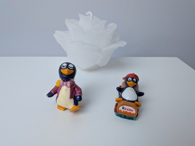 œuf surprise - figurines Kinder manchots, Collections, Œufs à surprise, Enlèvement, Utilisé, Figurines