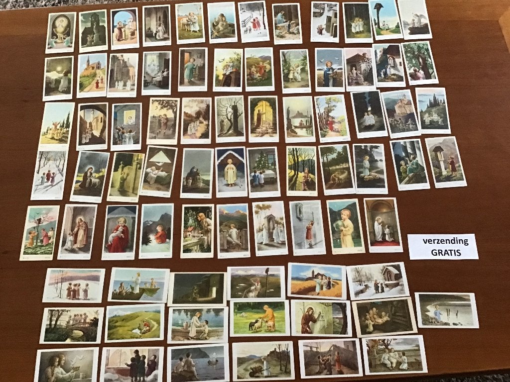 77 anciennes cartes de prière à 1€ avec LIVRAISON GRATUITE, Enlèvement ou Envoi, Image pieuse