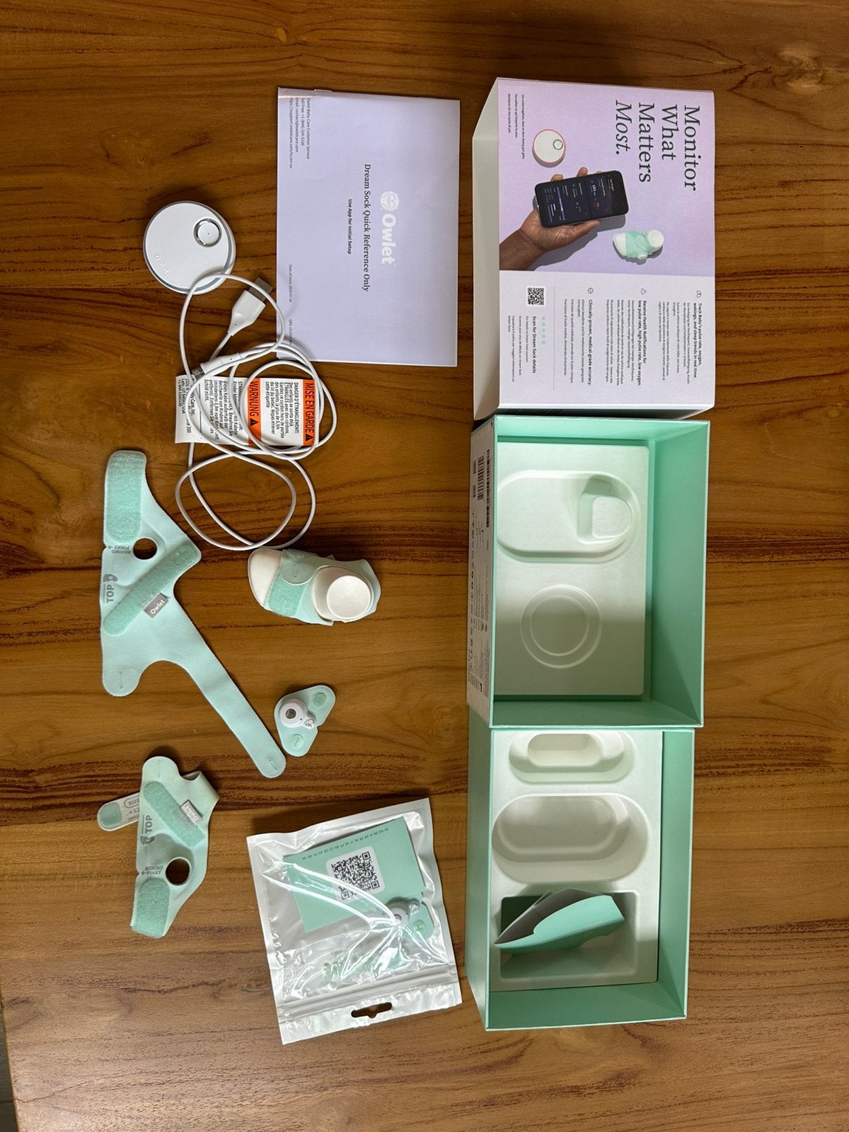 Owlet Dream Sock - Ademhaling en slaapmonitoring Baby, Kinderen en Baby's, Babyfoons, Ophalen, Gebruikt