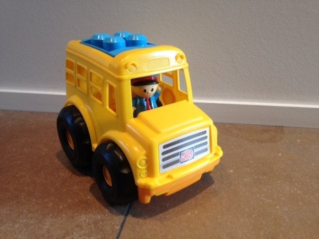 Mega bloks bus met chauffeur, Kinderen en Baby's, Verzenden, Zo goed als nieuw, Megabloks