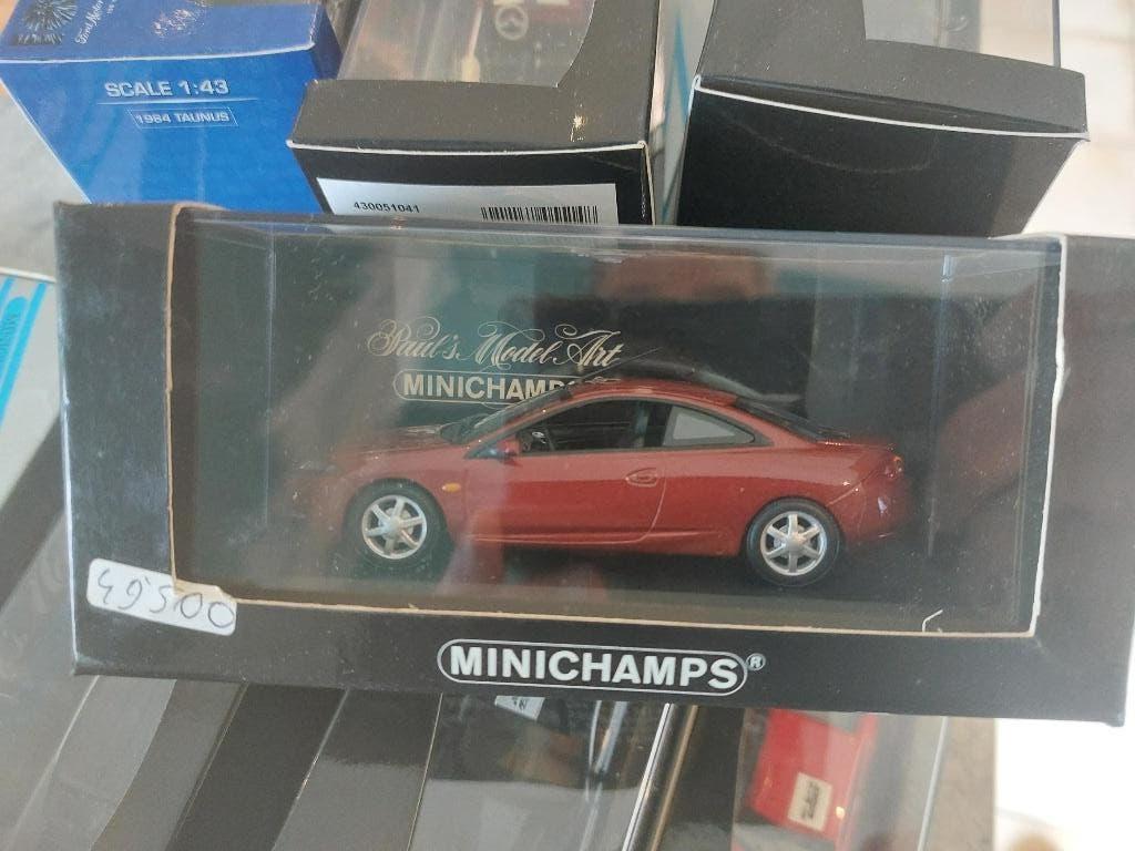 Minichamps Ford Cougar de 1996 red 1/43, Ophalen of Verzenden, Nieuw, Auto, MiniChamps