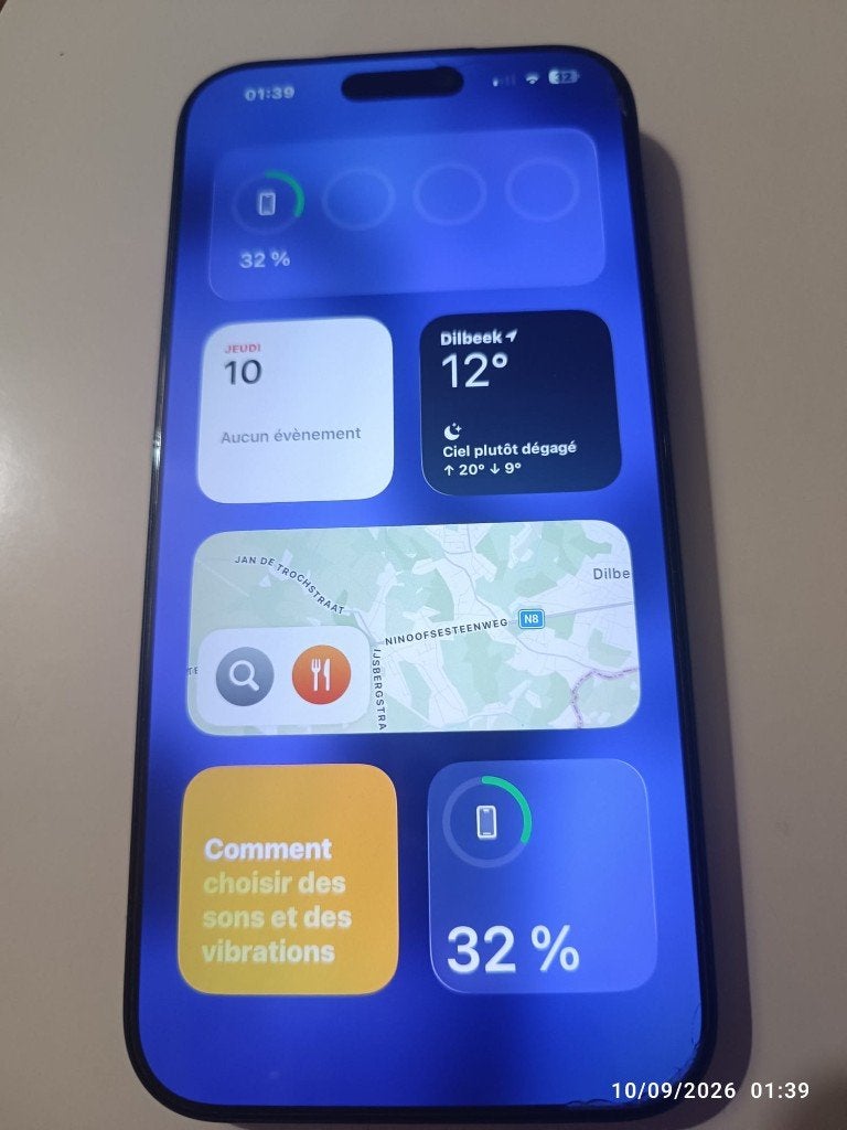 Apple iphone 17 pro max, Télécoms, 512 GB, Comme neuf, Enlèvement, Bleu