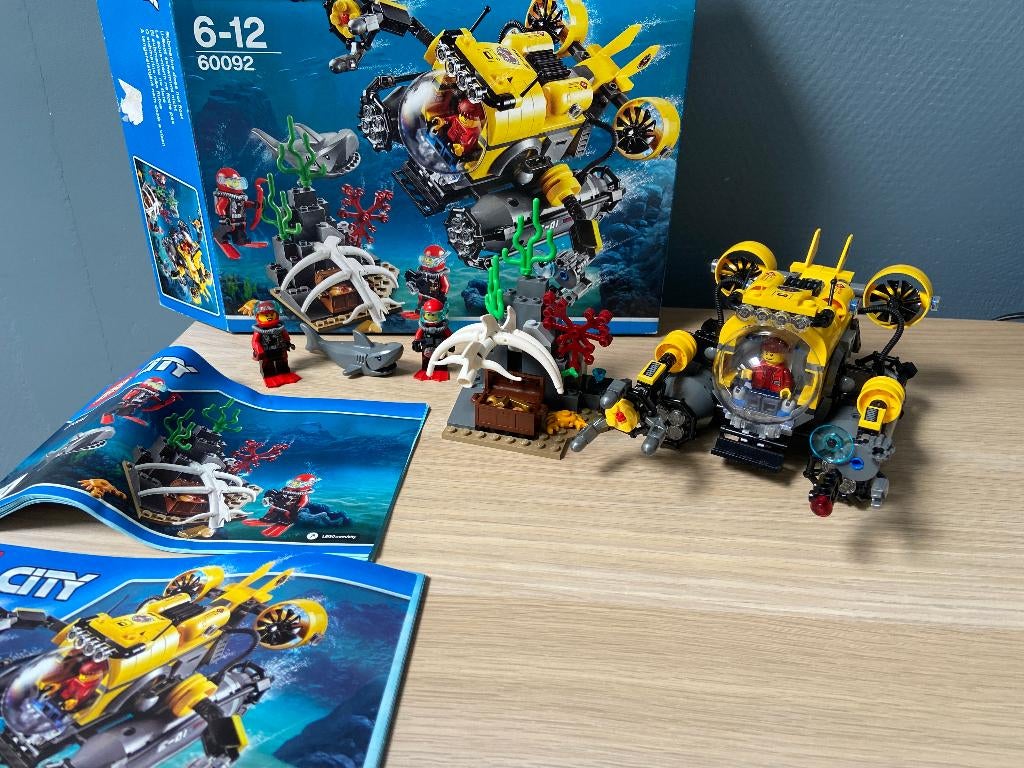 lego 60082 diepzee duikboot, City, Lego, Ophalen of Verzenden, Zo goed als nieuw