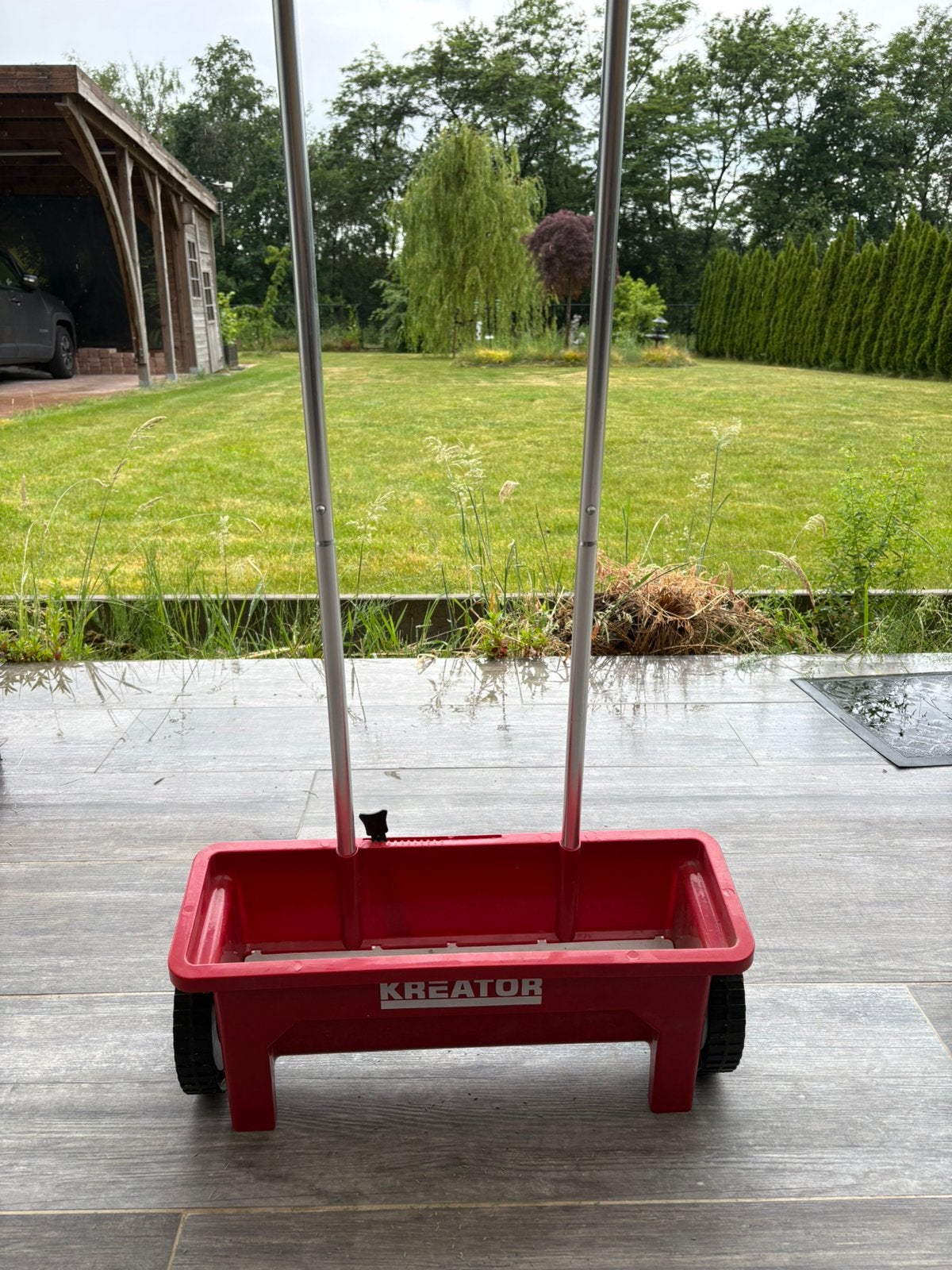 Strooiwagen, Ophalen, Gebruikt