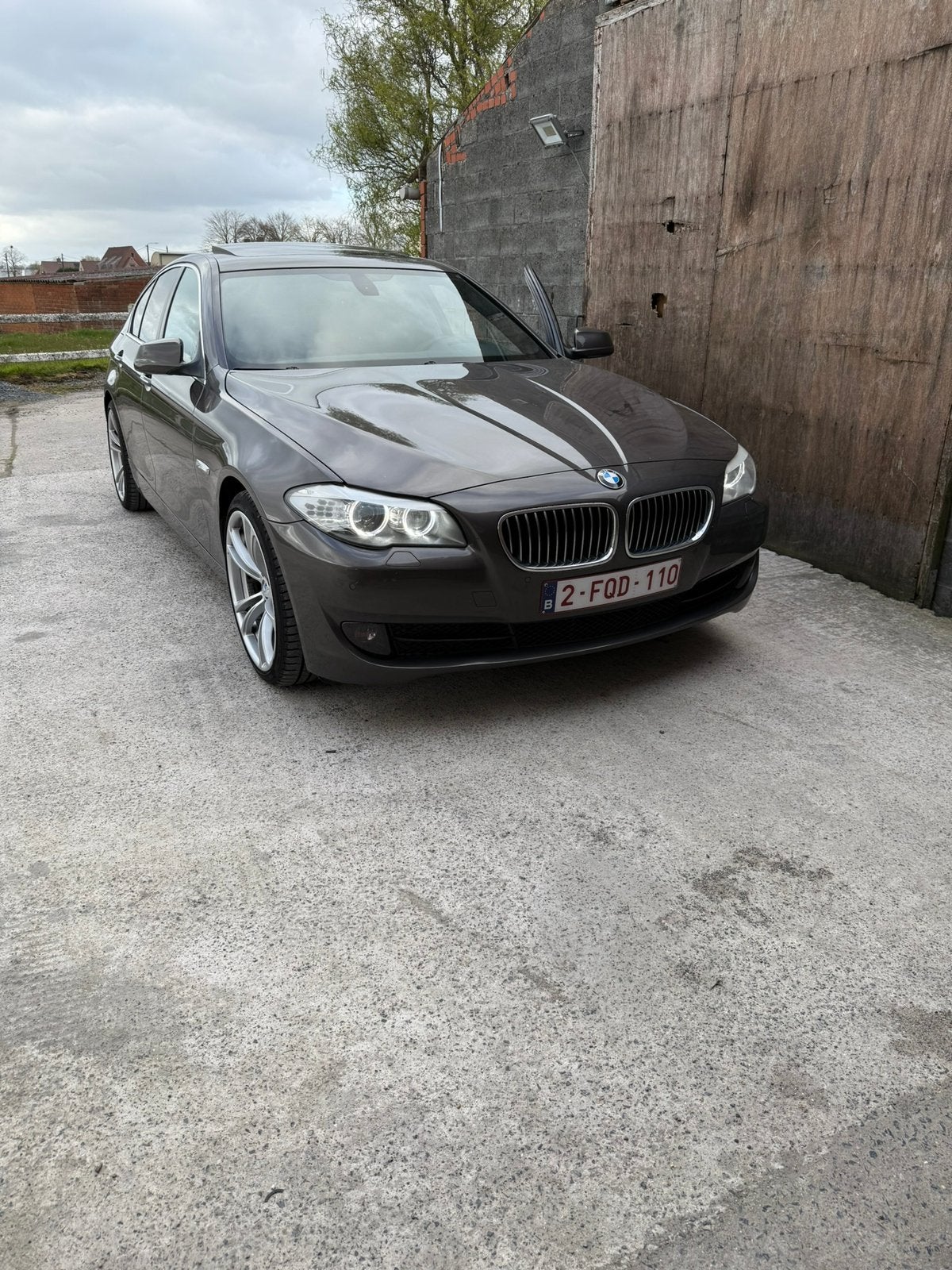 BMW 530d F10 Automaat – 245 pk – 2010 – 195.500 km, Autos, BMW, Cuir, Euro 5, 4 portes, Feux de virage